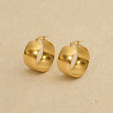 Sleek Hoop Earrings