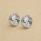 Sleek Hoop Earrings