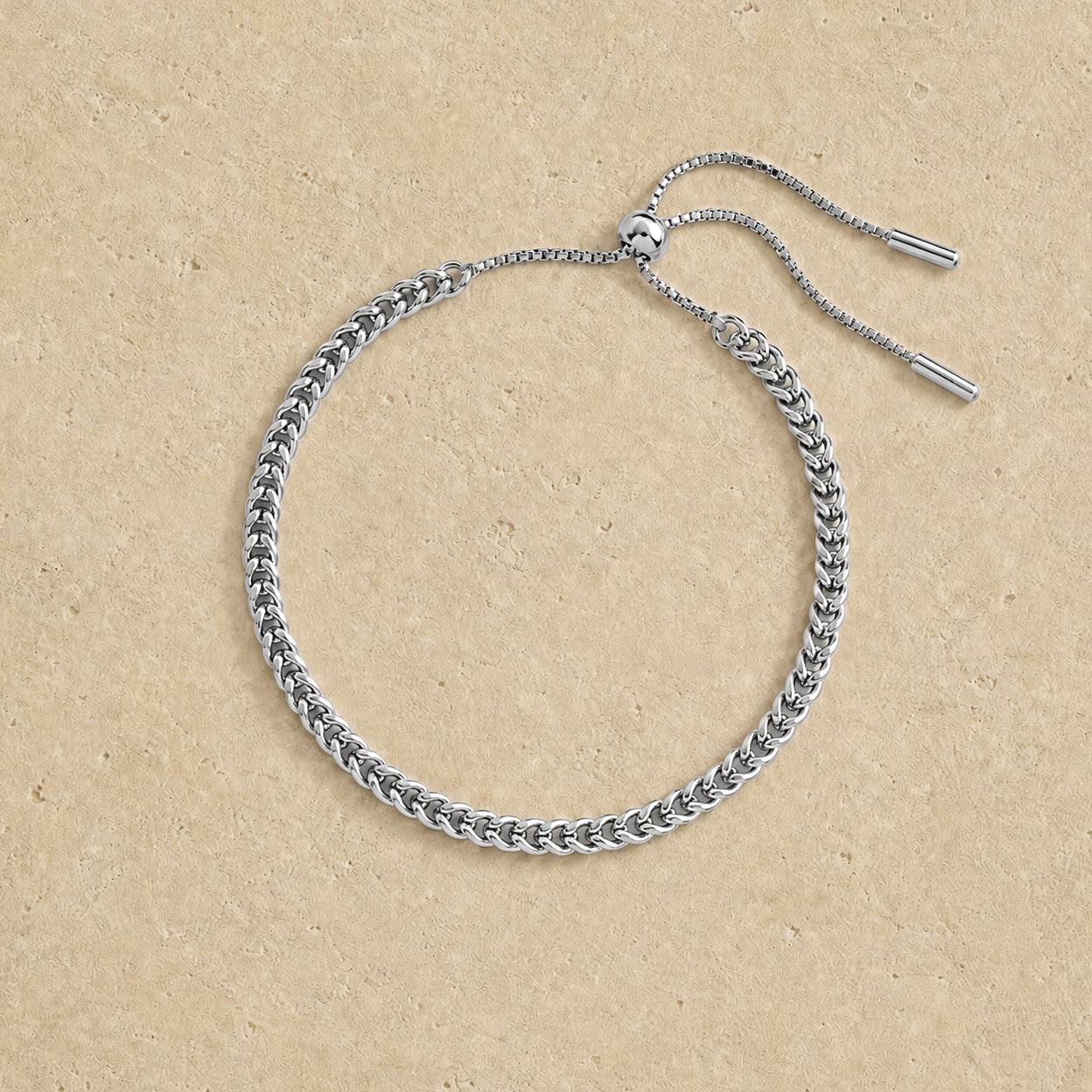 Sliding Box Chain Bracelet