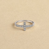 Sparkle Cross Ring
