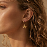 Starfish Hoop Earrings