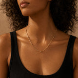 Studded Chain Necklace
