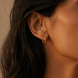 Textured Hoop Earrings