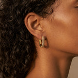 Trapezoid Sparkle Earrings