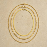 Triple Layered Chain Necklace