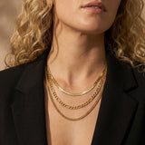 Triple Layered Chain Necklace
