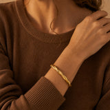 Twisted Elegance Bangle