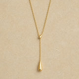 Water Drop Y Necklace