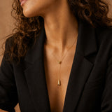 Water Drop Y Necklace