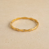 Wave Pattern Bangle